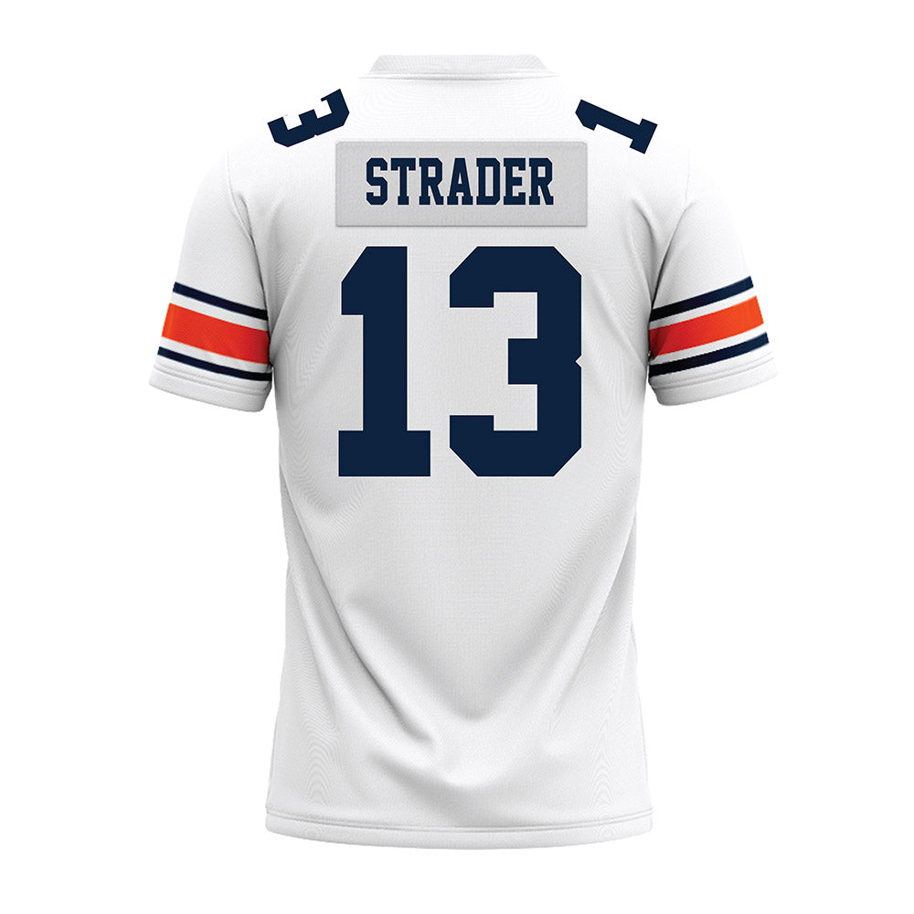Auburn - NCAA Football : Raion Strader - White Premium Football Jersey-1