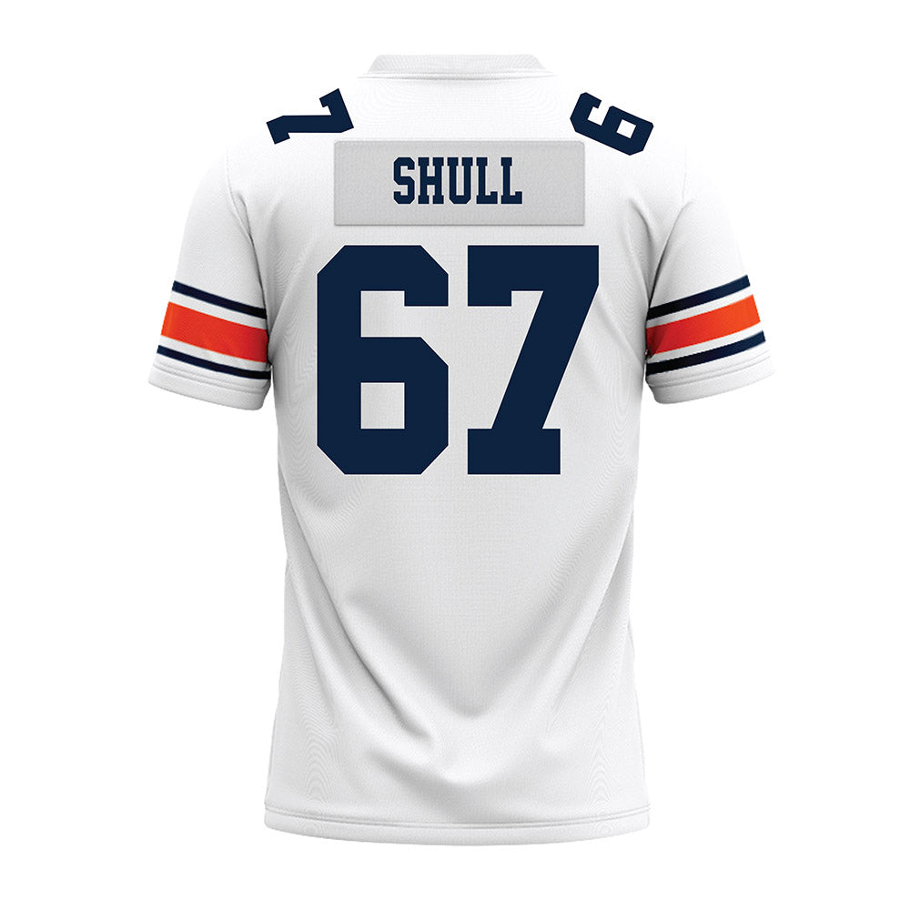 Auburn - NCAA Football : Broderick Shull - White Premium Football Jersey-1