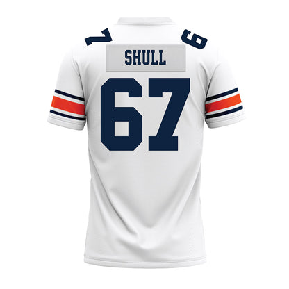 Auburn - NCAA Football : Broderick Shull - White Premium Football Jersey-1