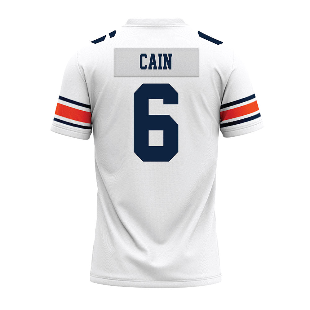 Auburn - NCAA Football : Bryce Cain - White Youth Premium Football Jersey