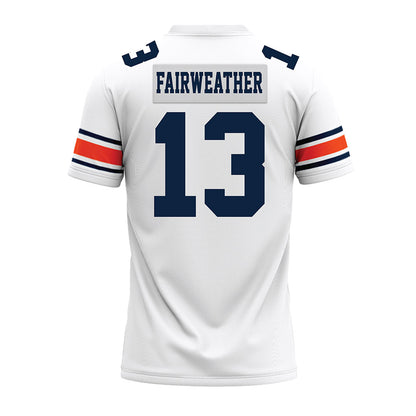 Auburn - NCAA Football : Rivaldo Fairweather - White Youth Premium Football Jersey