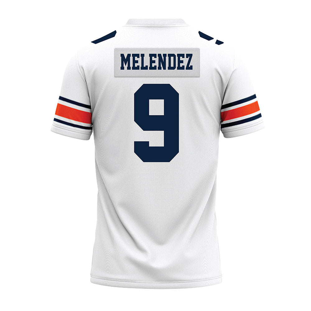 Auburn - NCAA Football : Elijah Melendez - White Premium Football Jersey-1