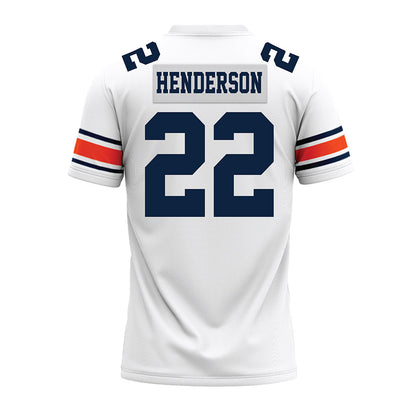 Auburn - NCAA Football : Alvin Henderson - White Premium Football Jersey-1