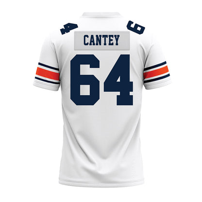 Auburn - NCAA Football : Benton Cantey - White Premium Football Jersey-1