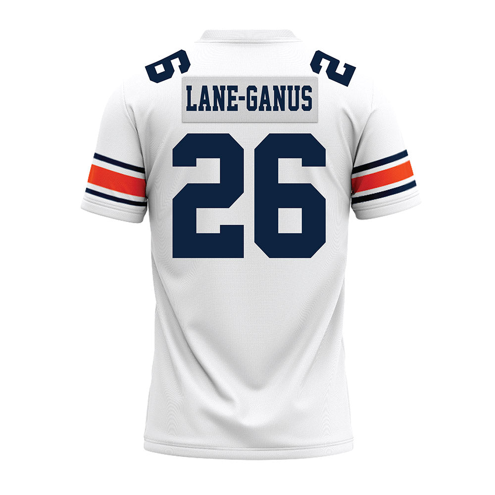 Auburn - NCAA Football : A'Mon Lane-Ganus - White Youth Premium Football Jersey