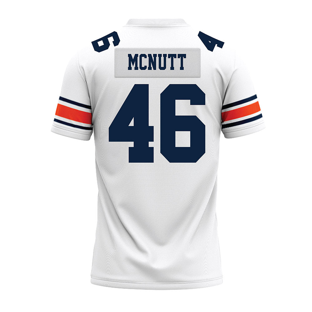 Auburn - NCAA Football : Keaton McNutt - White Youth Premium Football Jersey