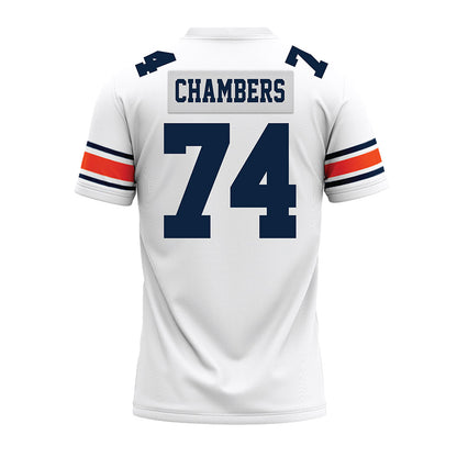 Auburn - NCAA Football : Ronan Chambers - White Youth Premium Football Jersey