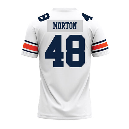 Auburn - NCAA Football : Eli Morton - White Premium Football Jersey-1