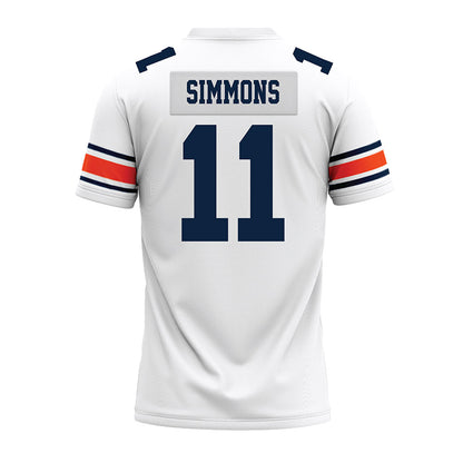 Auburn - NCAA Football : Malcolm Simmons - White Youth Premium Football Jersey