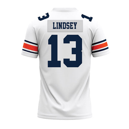 Auburn - NCAA Football : TJ Lindsey - White Youth Premium Football Jersey