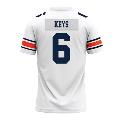 Auburn - NCAA Football : Austin Keys - White Youth Premium Football Jersey