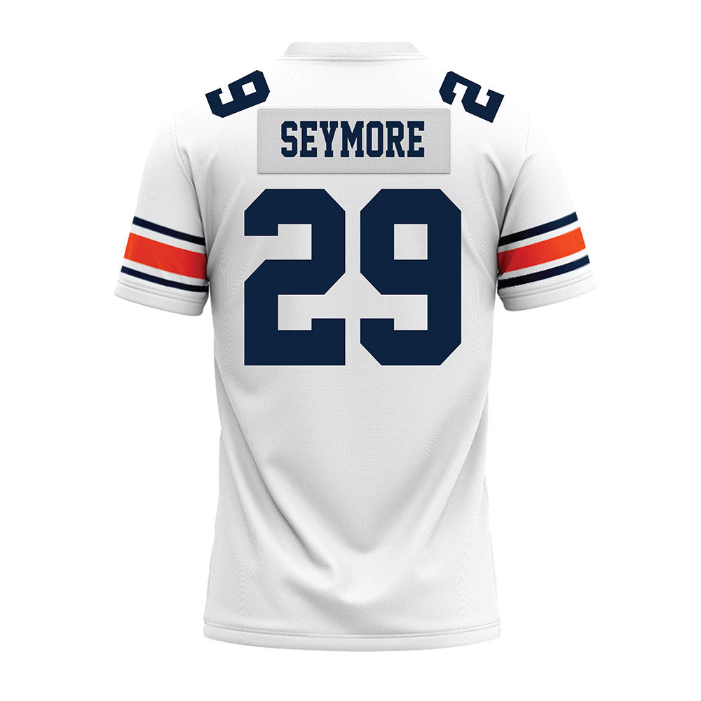 Auburn - NCAA Football : Taye Seymore - White Premium Football Jersey-1
