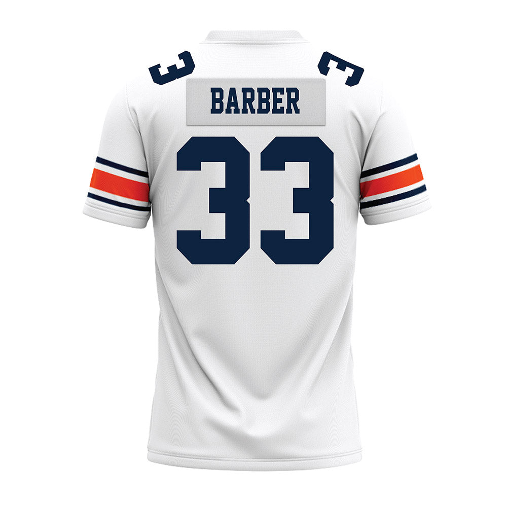 Auburn - NCAA Football : D'Angelo Barber - White Youth Premium Football Jersey