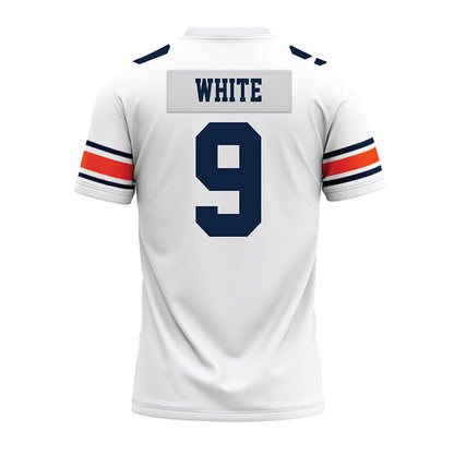 Auburn - NCAA Football : Walker White - White Youth Premium Football Jersey