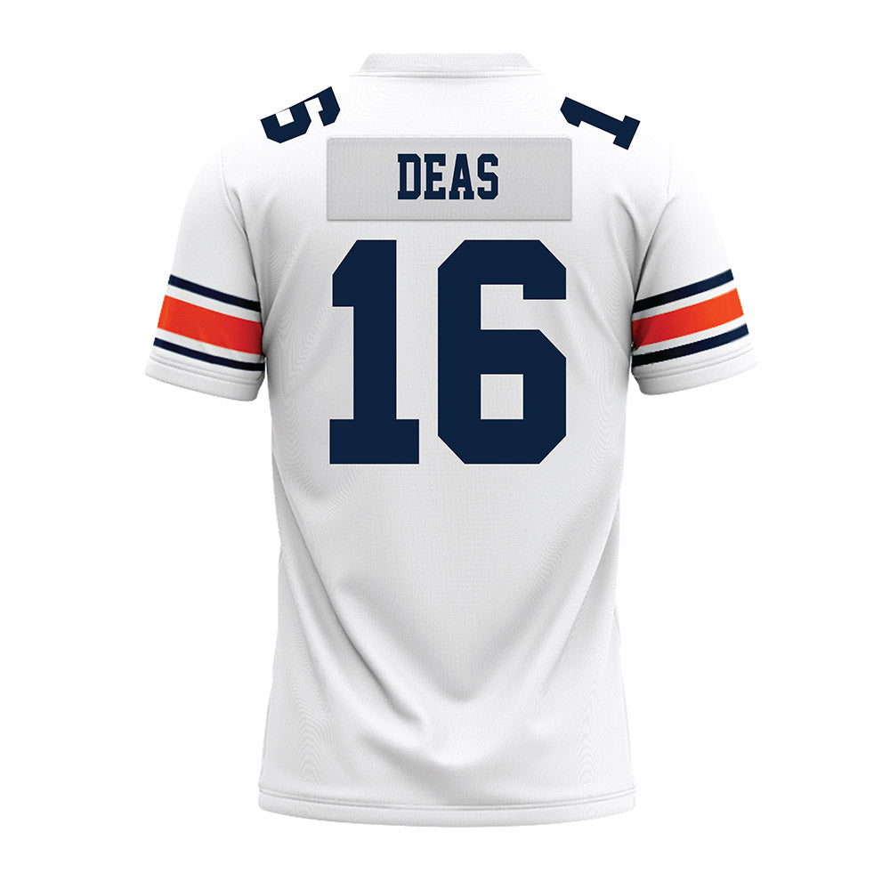 Auburn - NCAA Football : Bryce Deas - White Premium Football Jersey-1