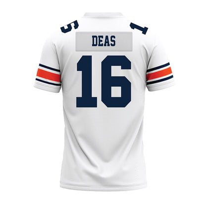 Auburn - NCAA Football : Bryce Deas - White Premium Football Jersey-1