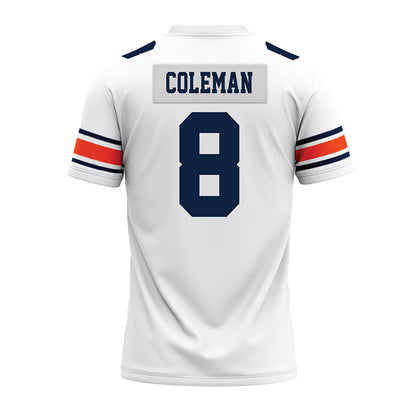 Auburn - NCAA Football : Cameron Coleman - White Youth Premium Football Jersey