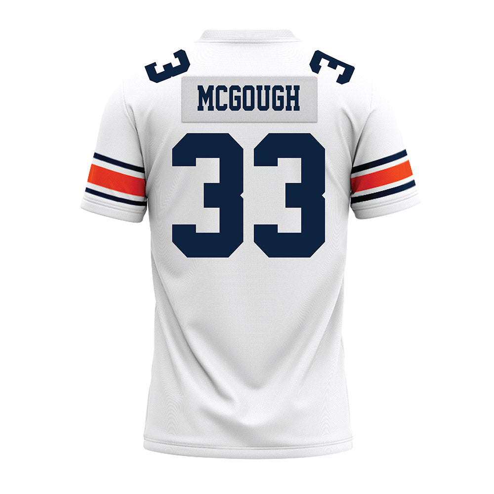 Auburn - NCAA Football : Towns Mcgough - White Youth Premium Football Jersey