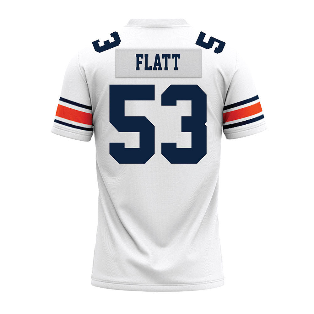 Auburn - NCAA Football : John Henry Flatt - White Premium Football Jersey-1