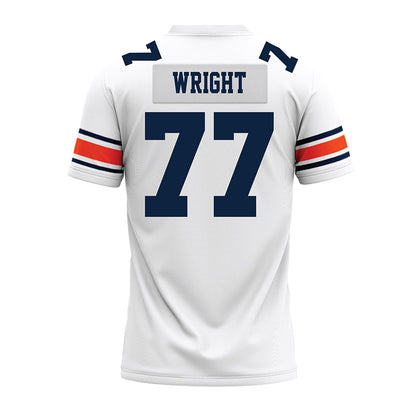 Auburn - NCAA Football : Jeremiah Wright - White Youth Premium Football Jersey