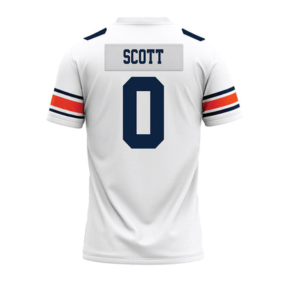 Auburn - NCAA Football : Keionte Scott - White Premium Football Jersey