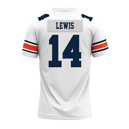 Auburn - NCAA Football : Robert Lewis - White Youth Premium Football Jersey