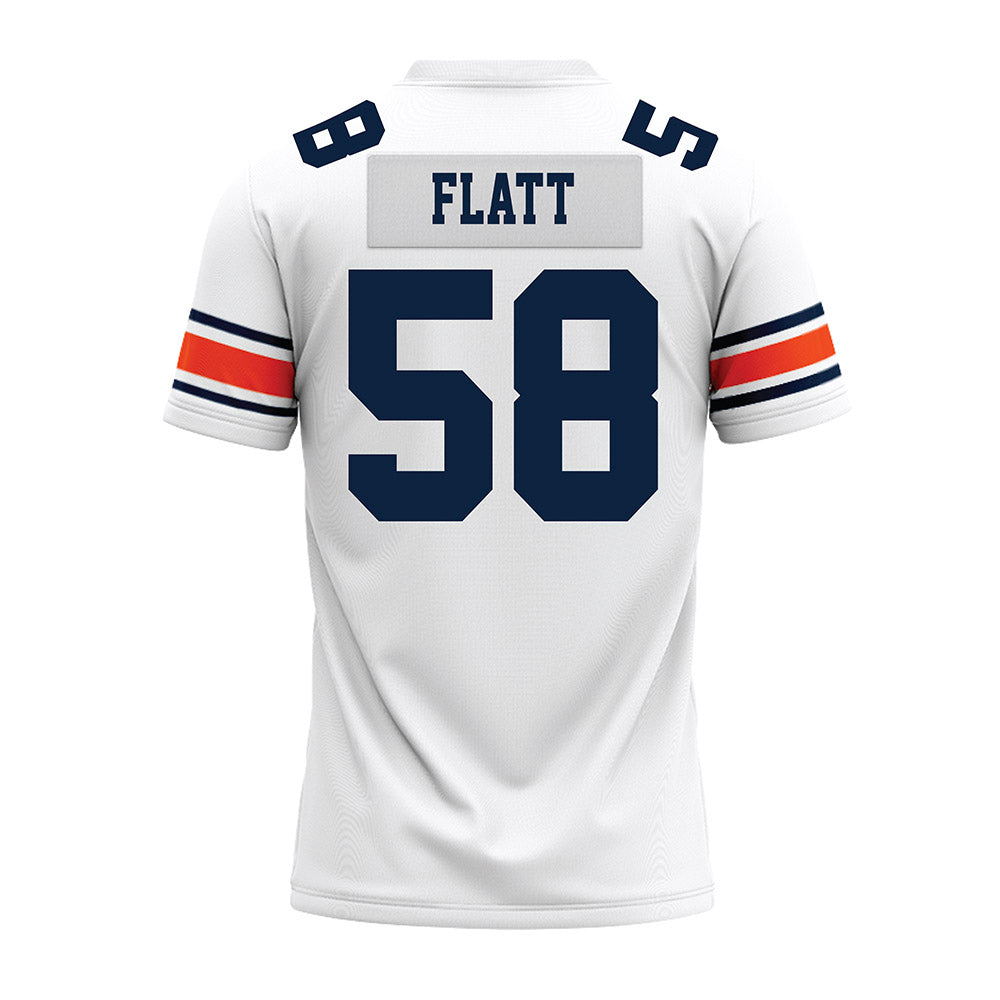 Auburn - NCAA Football : John Henry Flatt - White Youth Premium Football Jersey