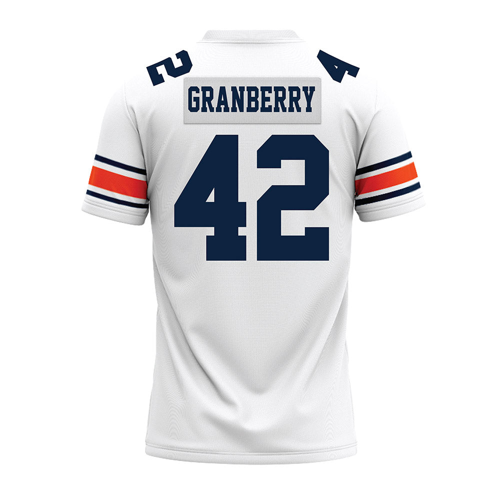 Auburn - NCAA Football : Coleman Granberry - White Youth Premium Football Jersey