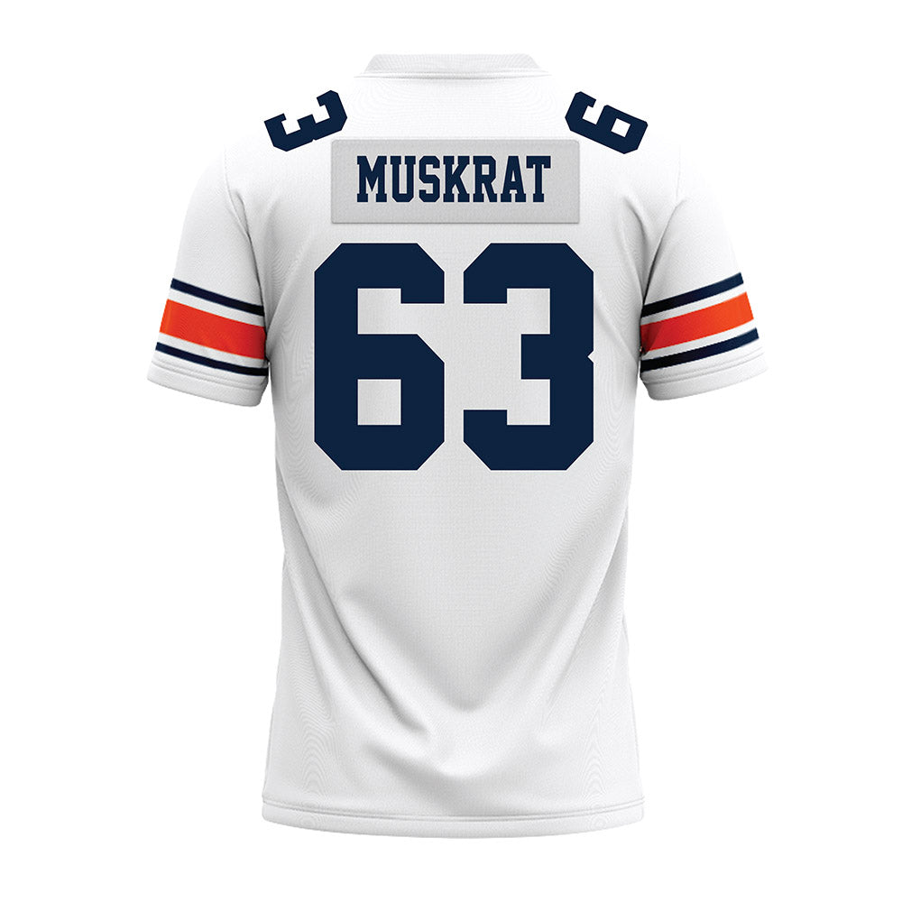 Auburn - NCAA Football : Jaden Muskrat - White Youth Premium Football Jersey