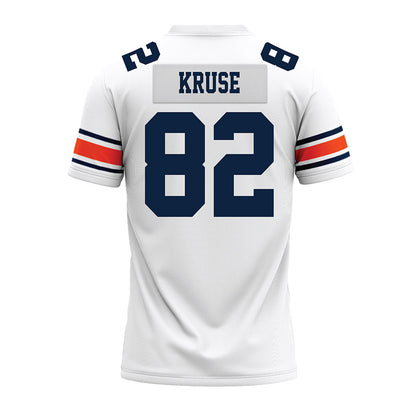 Auburn - NCAA Football : Jake Kruse - White Youth Premium Football Jersey