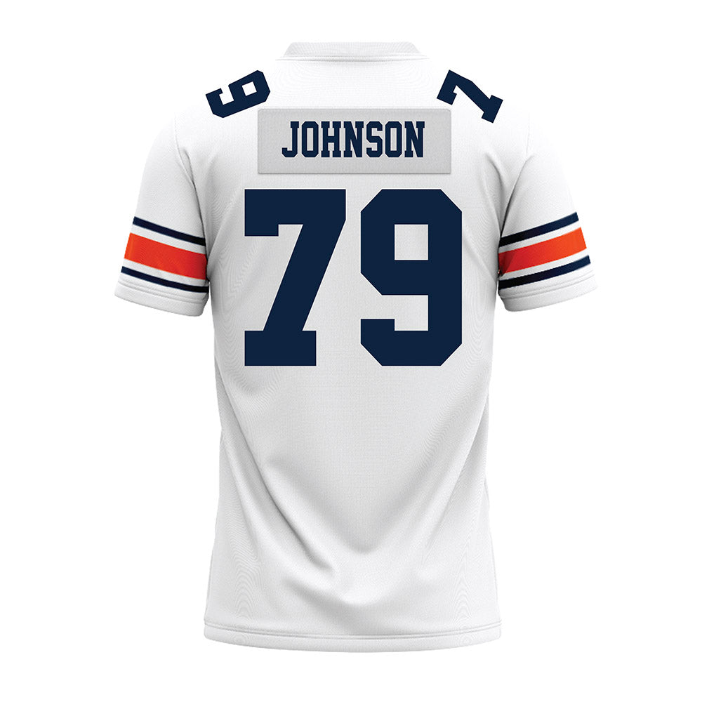 Auburn - NCAA Football : Tyler Johnson - White Youth Premium Football Jersey