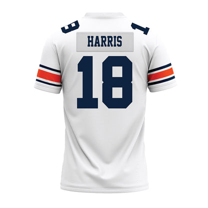 Auburn - NCAA Football : Kaleb Harris - White Youth Premium Football Jersey