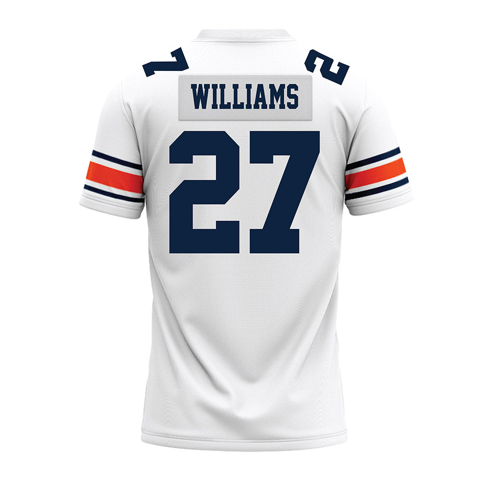 Auburn - NCAA Football : Devin Williams - White Premium Football Jersey-1