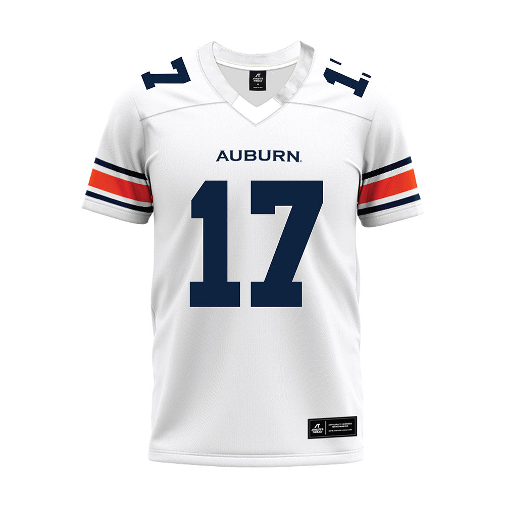Auburn - NCAA Football : Xavier Atkins - White Premium Football Jersey-0