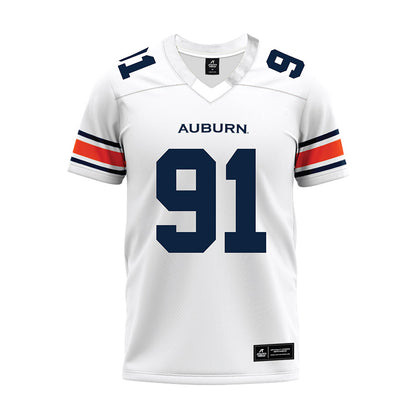 Auburn - NCAA Football : Zykeivous Walker - White Youth Premium Football Jersey