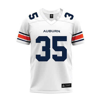 Auburn - NCAA Football : Justin Jones - White Youth Premium Football Jersey