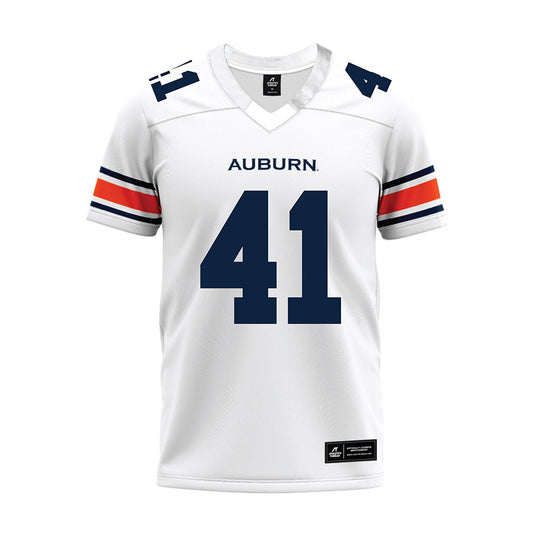 Auburn - NCAA Football : Connor Gibbs - White Premium Football Jersey-0