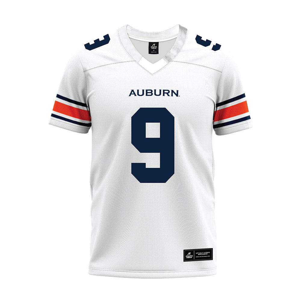 Auburn - NCAA Football : Walker White - White Youth Premium Football Jersey