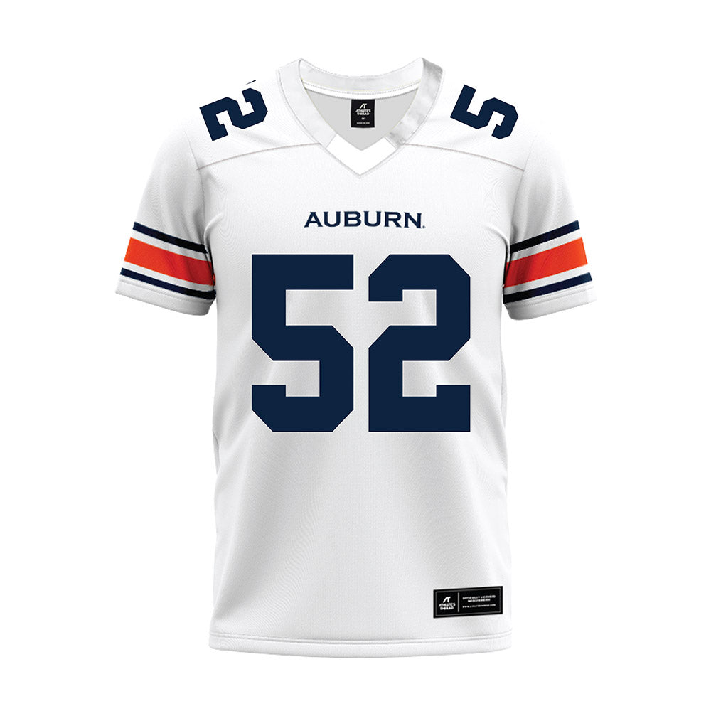 Auburn - NCAA Football : William Grier McDuffie - White Youth Premium Football Jersey