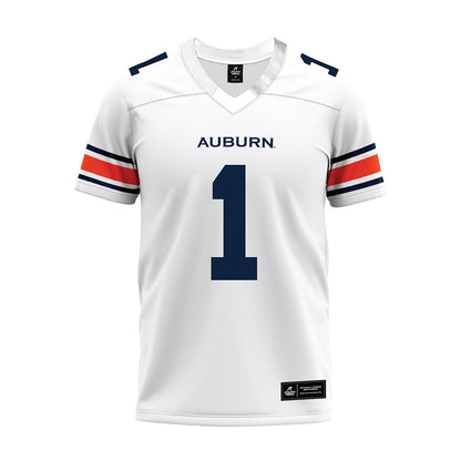 Auburn - NCAA Football : Jerrin Thompson - White Youth Premium Football Jersey