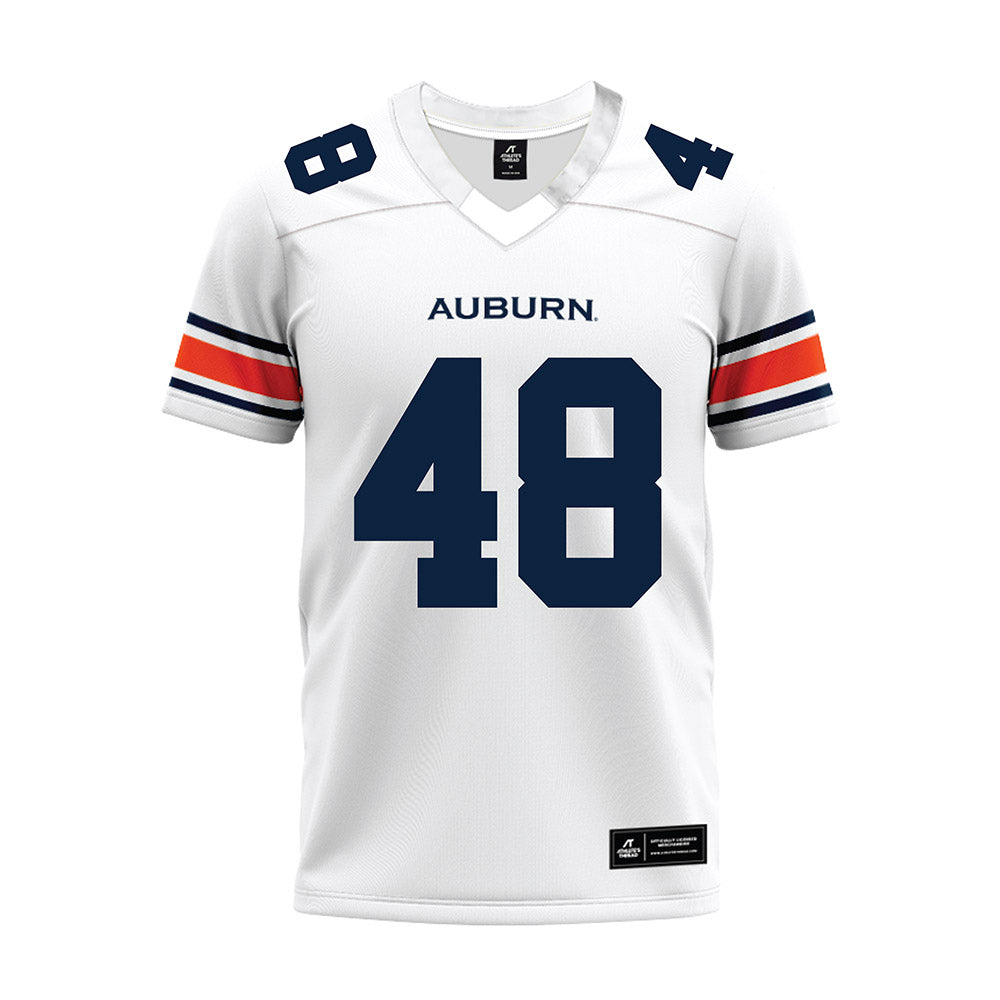 Auburn - NCAA Football : Eli Morton - White Premium Football Jersey-0