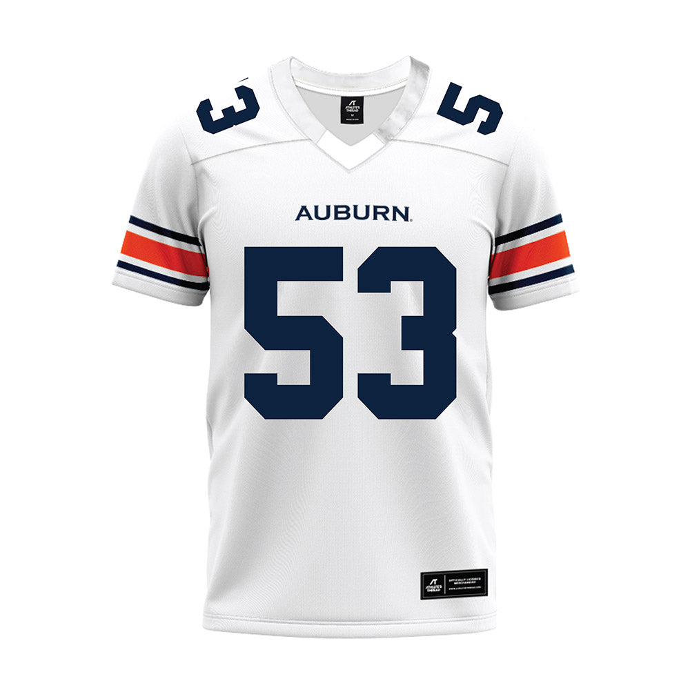 Auburn - NCAA Football : John Henry Flatt - White Premium Football Jersey-0