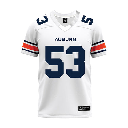 Auburn - NCAA Football : John Henry Flatt - White Premium Football Jersey-0