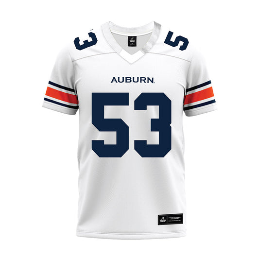 Auburn - NCAA Football : John Henry Flatt - White Premium Football Jersey-0