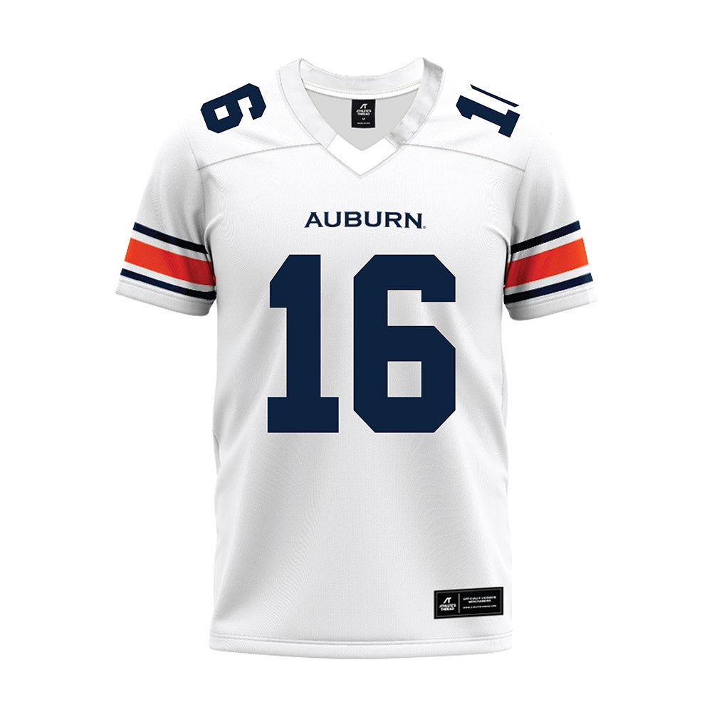 Auburn - NCAA Football : Demarcus Riddick - White Youth Premium Football Jersey