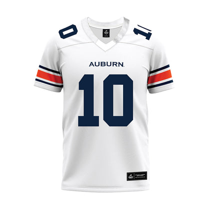 Auburn - NCAA Football : Caleb Burton III - White Youth Premium Football Jersey