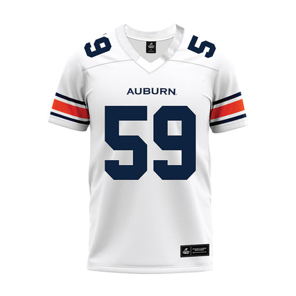 Auburn - NCAA Football : Isaac Boulger - White Youth Premium Football Jersey