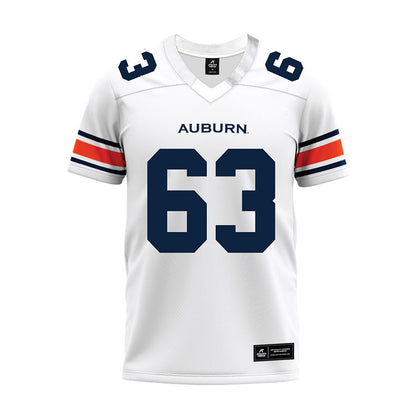 Auburn - NCAA Football : Jaden Muskrat - White Youth Premium Football Jersey