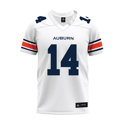 Auburn - NCAA Football : Robert Lewis - White Youth Premium Football Jersey