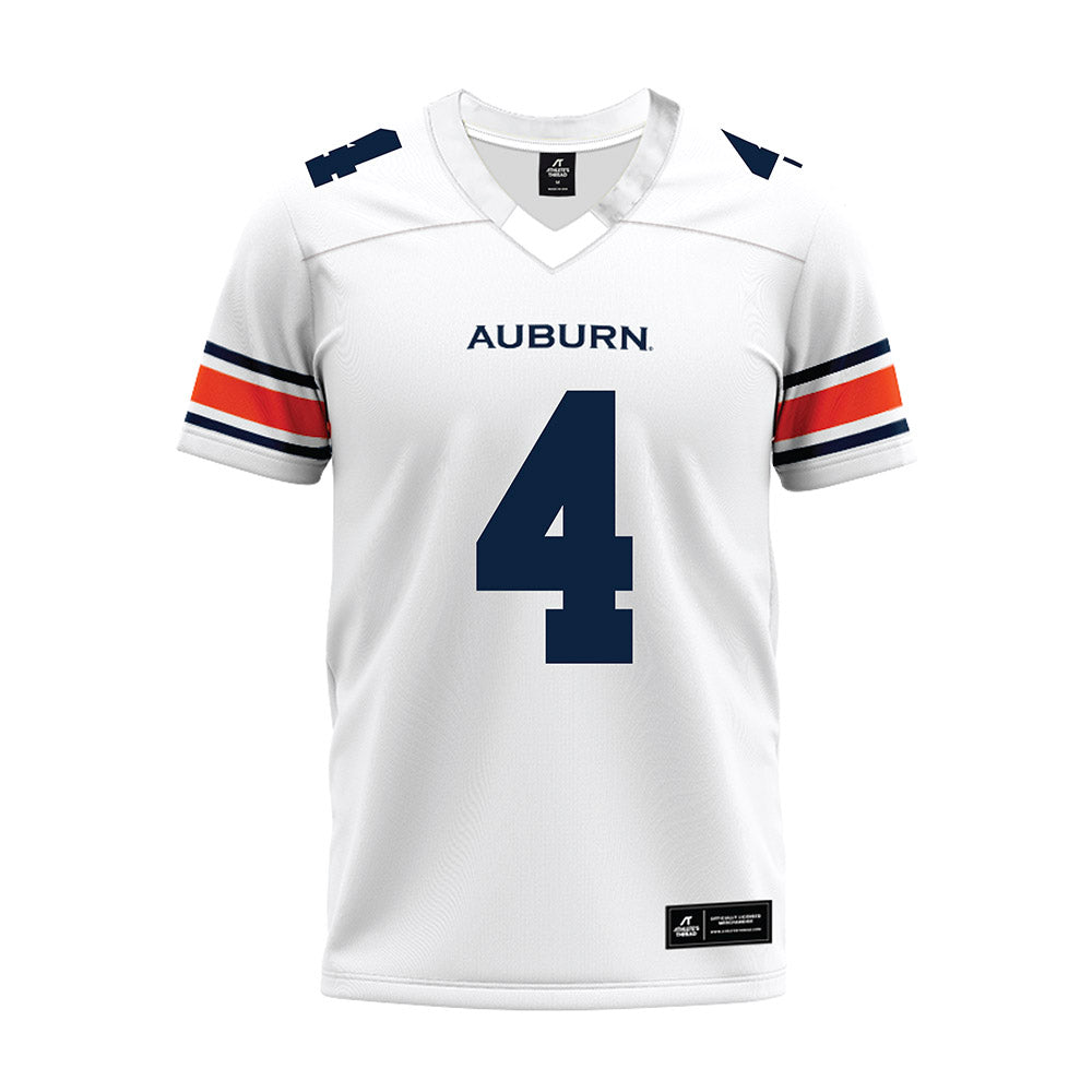 Auburn - NCAA Football : Malcolm Simmons - White Premium Football Jersey-0